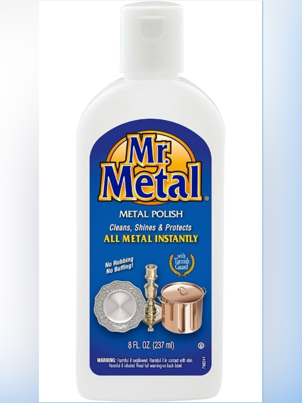 Metal Polish Liquid All Metal Multipurpose Cleaner, Non-Abrasive